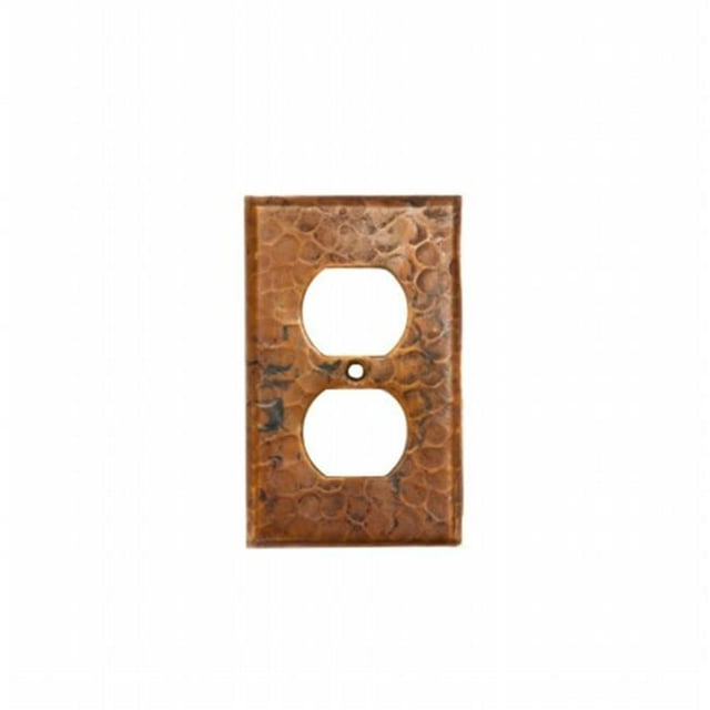 Premier Copper Products SO2 Plaque de Commutation Simple Duplex avec Couvercle de Sortie à 2 Trous - Bronze Huilé