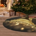 thumbnail image 6 of Sigee Golden Glitter And Light for Christmas Decoration Tree Skirt Christmas Tree Skirt,Christmas home decor Holiday Tree Skirt Fits Christmas Tree-30", 6 of 7