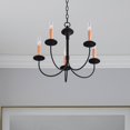 thumbnail image 4 of Livex Lighting Heritage Chandelier in Black, 4 of 9