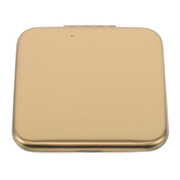 KAKOWELY Espejo Plegable Portátil Dorado De Doble Para Maquillaje Con Estructura Metálica Resistente