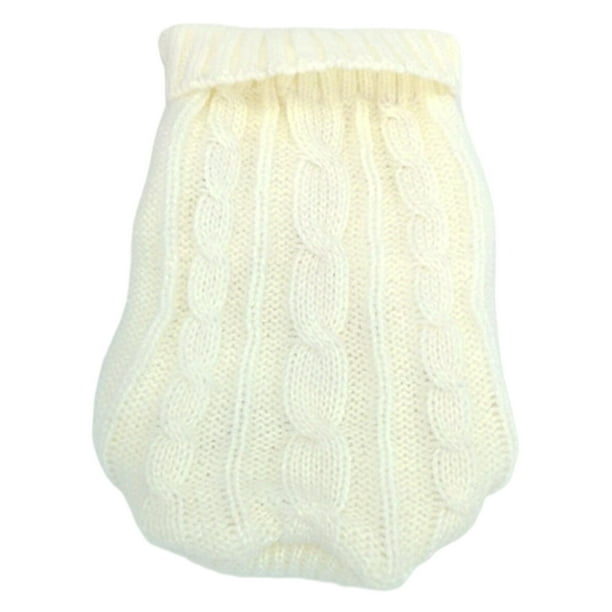 Jersey extrapequeño de punto para chihuahua, yorkshire y chihuahuas miniatura, para hembras y machos pequeños, otoño-invierno, cachorros y gatos, longitud 20 cm (talla n.º 6)
