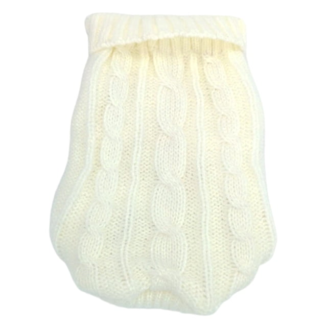 Jersey extrapequeño de punto para chihuahua, yorkshire terrier y chihuahuas miniatura, para hembras y machos pequeños, otoño-invierno, cachorros y gatos, longitud 23 cm (talla n.º 8)