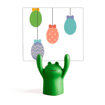 Easter Festival Hanging Colored Egg Memo Holder Cartoon Animal Frog Stand Decoration Easter Festival Hanging Colored Egg Memo Holder Cartoon Animal Frog Stand Decoration