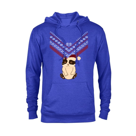 Marvel Hawkeye Cat Holiday Sweater - Pullover Hoodie for Adults – Customized-Royal Heather