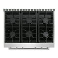 thumbnail image 6 of Cosmo 36 in. Lumin Collection 6.0 cu. ft. Gas Range with 6 Sealed Gas Burners and Convection Oven in Stainless Steel, 6 of 10