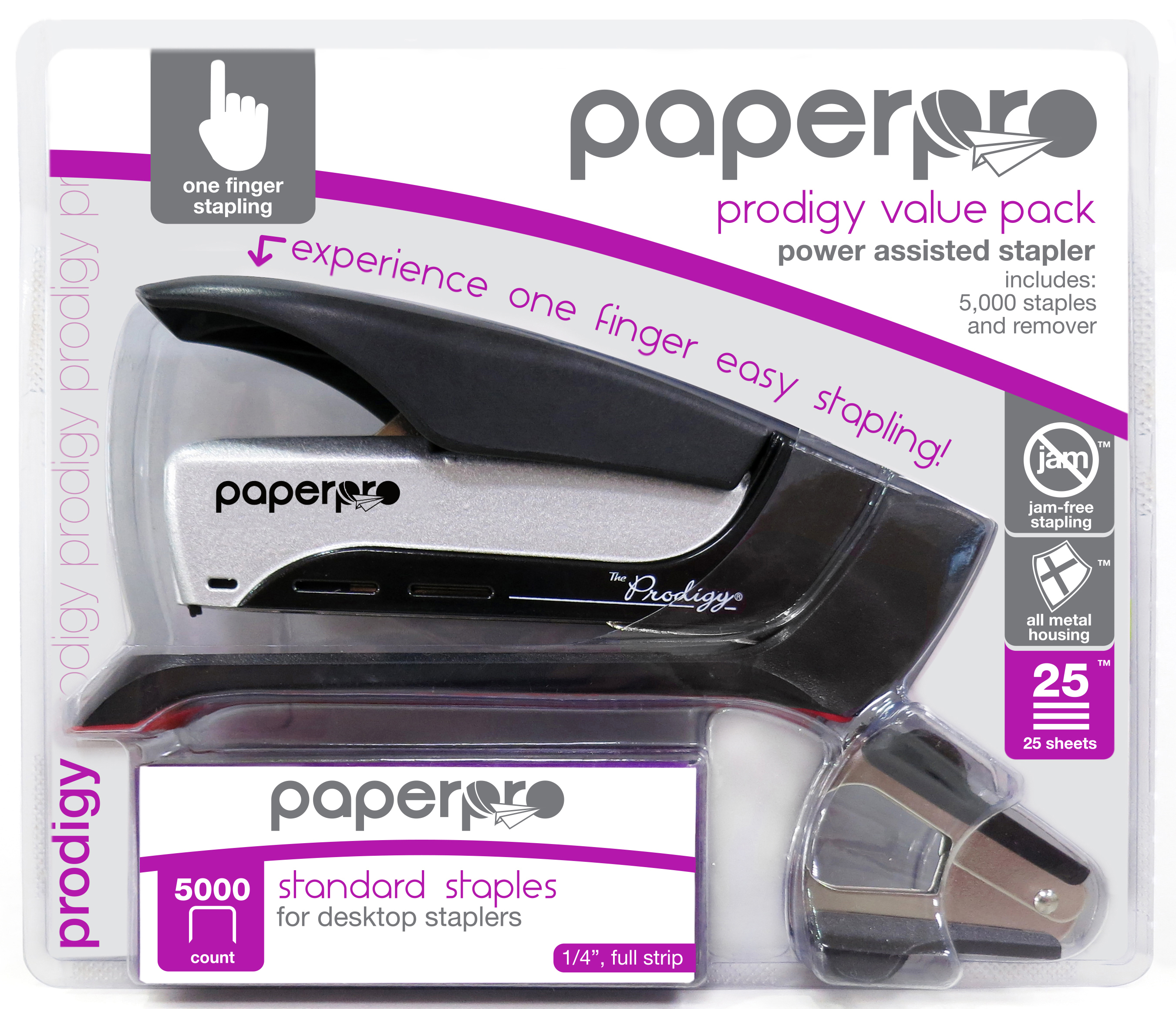 Paper pro stapler pink picture