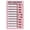 Pink, variant on Checklist Board to Do List Boards,Plastic Chore Chart Memo Checklist Boards with Slider,7.87x4.72 inch Portable Daily Affairs Detachable Schedule Planner for Home Office Check Items (White)