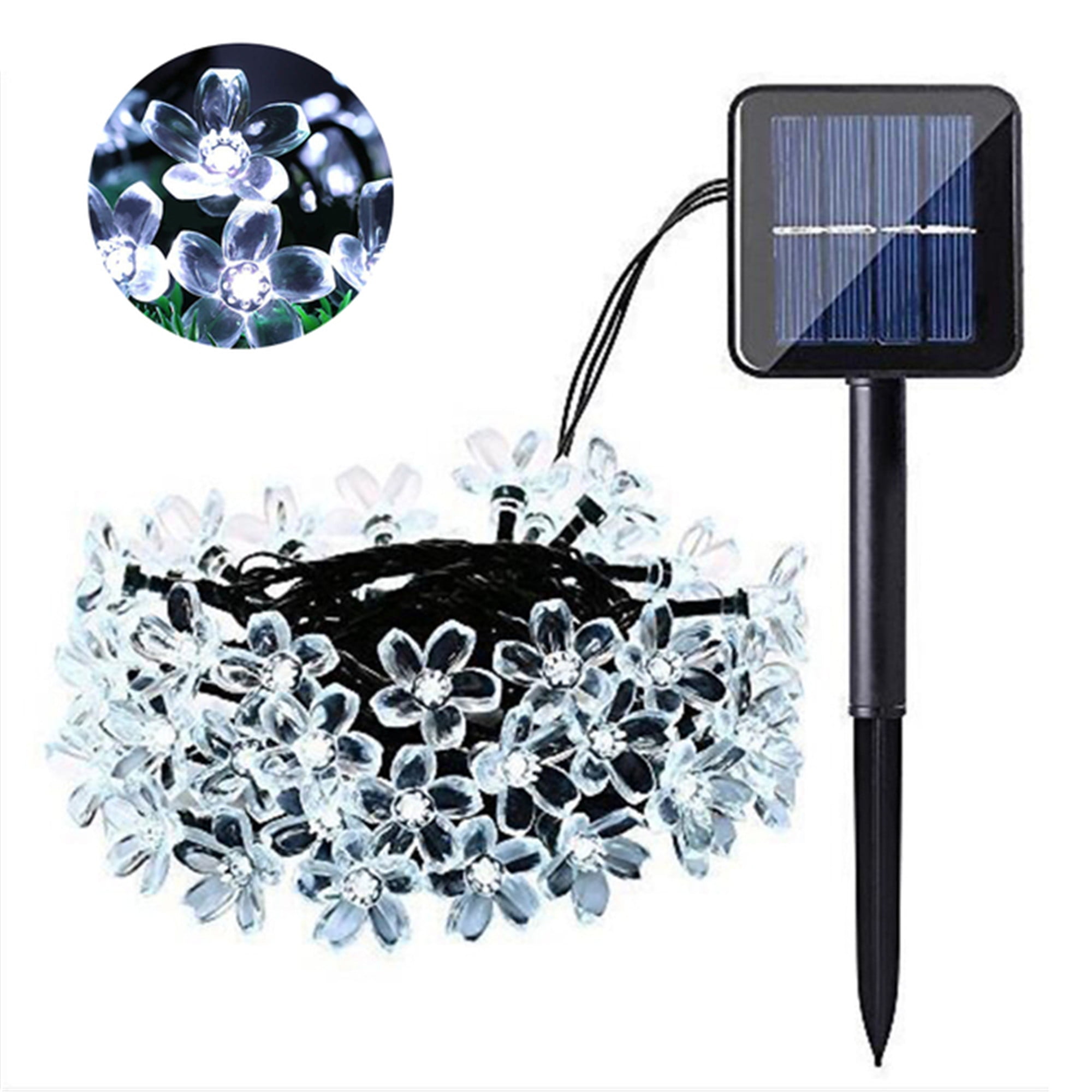 Solar String Christmas Lights Outdoor 100 Led 8 Mode