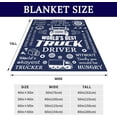 thumbnail image 7 of Truck Driver Gifts for Men, Truck Driver Appreciation Gifts, Cool Trucker Gifts for Men/Dad, Gifts for Truck Drivers Men, Trucker Gift Ideas, Truck Driver Throw Blanket Truck Driver Inch, 7 of 7