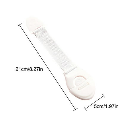 Akoyovwerve Cloth Safety Lock Baby Protection Refrigerator Lock Buckle Plus Long Cabinet Door Lock Drawer Lock Child Anti-Clip Safety