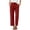 Red-Cargo pants women, variant on Hilenly Cargo Hiking Pants Women High Waisted Travel Work Pants Ankle Length Straight Leg Chino Pants with Pockets