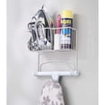 thumbnail image 2 of Soporte de pared para tabla de planchar mDesign, acero blanco, 2 of 8