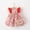 czb# Red63, variant on CUZIBR Baby Girls Floral Sundress Ruffles Sleeve Square Collar A-Line Floral Print Pleated Dress With Beach Bag Set Summer Dress Breathable Fashionable Outfits,Red,12-18 Months