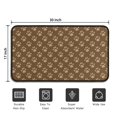 thumbnail image 5 of Paw Prints Door Rugs,Washable Non Slip Door Mats Indoor,Decorative Door Mats,Entry Mat Indoor for Entrance,Bedroom,Kitchen,Bathroom,30"x17", 5 of 6