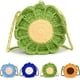 thumbnail image 1 of Bolso de crochet con margaritas hecho a mano, lindo bolso cruzado para niñas, bolso de punto para mujeres y niñas, 1 of 7