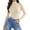 08# Beige, variant on Mock Turtle Necks Tops for Women Long Sleeve Ribbed Shirts Thermal Slim Fit Lightweight Undershirts,Navy L