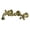 Antique Brass, variant on Kingston Brass KS3028AX Restoration Two-Handle Wall Mount Roman Tub Faucet, Brushed Nickel