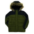thumbnail image 2 of Boy's Winter Puffer Coat Quilted Winter Jacket with Faux Fur Hood Fashion Kids Warm Snow Coat Gift 4-14, 2 of 3