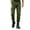 a01Army Green, variant on Men Casual Tapered Cargo Pants Lightweight Elastic Waist Classic Fit Hiking Outdoor Sweatpants with Flap Pockets Beige S