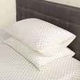 thumbnail image 2 of Better Homes & Gardens 300 Thread Count Beige Geo Cotton Sateen Pillowcases, Queen, 2, 2 of 5