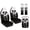 Funny Skull Face, variant on Xixirimido 5-Piece Car Seat Cover Set Breathable PU Leather Front Seat Covers with Seat Belt & Console Covers Universal Fit for SUV, Sedan, Truck, Cows Butterfly Vibrant Floral Paint