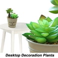 thumbnail image 3 of Se utiliza para decorar su hogar u oficina: plantas en macetas suculentas artificiales realistas, 3 of 5