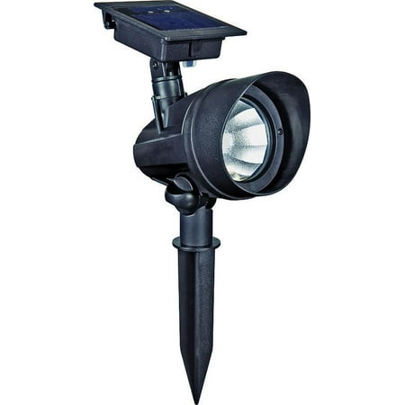 Boston Harbor SS3P-P2-BK-1 Outdoor Solar Floodlight, LiFePO4 Rechargeable