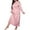 2#Pink, variant on IQPE Women‘s Long Sleeve Nightgown Butterfly Print Loose Fit Flowy Sleep Dress Plus Size Red