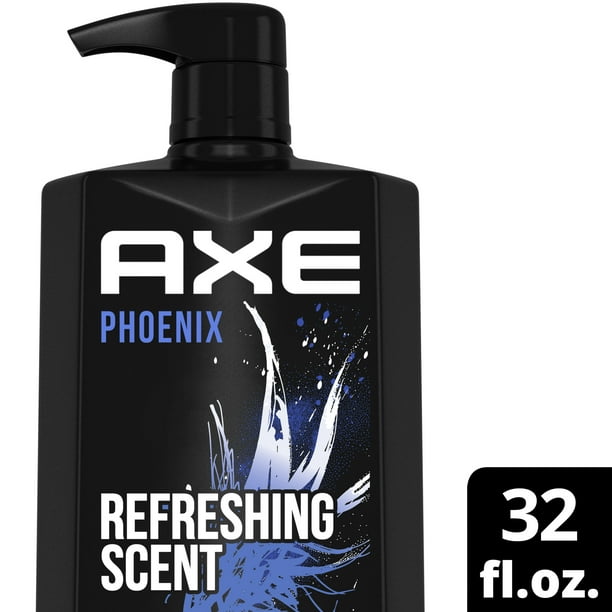 AXE Body Wash Phoenix Crushed Mint & Rosemary Men's Shower Gel 32 oz