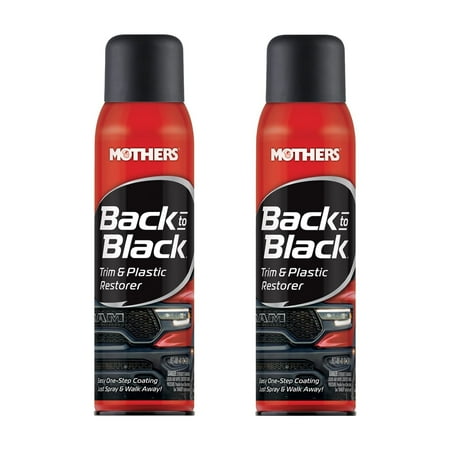 Mothers Back-to-Black Liquid Trim & Plastic Restorer 10 oz., 2PK