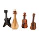 thumbnail image 2 of 4x guitarra violín bajo Pipa casa de muñecas instrumentos musicales 1/6 1/12 pequeñas artesanías conjunto de instrumentos para casa de muñecas, 2 of 9