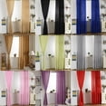 thumbnail image 2 of Yesbay Curtain Window Curtain No Odor Comfortable Rod Through Curtain Room Darkening Window Curtain for Bedroom, 2 of 8