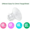 thumbnail image 3 of Flange Inserts 21mm for Medela,Spectra 24mm Shields/Flanges,Compatible with Momcozy S12 Pro/S9 Pro/S9/S12 Wearable Breast Pump,Reduce 24mm Nipple Tunnel Down to 21mm,4PCS, 3 of 10