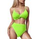 thumbnail image 1 of Traje de Baño Femenino con Pantalones Cortos Control Del Vientre Traje de Baño Sexy Dividido con Sujetador Acolchado Nylon Spandex, Moda Delgada Dos Piezas para la Piscina de Playa, Traje de Baño Tors, 1 of 8