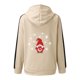 thumbnail image 4 of Mujeres Casual manga larga bolsillo suelto Navidad estampado cremallera medio y largo Tops sudaderas con capucha blusa de mujer Fridja bvmnju5696, 4 of 6