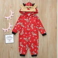 thumbnail image 2 of Family Matching Pajamas Christmas Parent-child Zipper Jumpsuit, 2 of 3