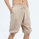 thumbnail image 5 of Pantalones de Cintura Elástica Casual de Color Sólido Pantalones Delgados con Bolsillos, Correas Laterales Cordones de Cintura Elástica Pantalones Cómodos para el Verano Diario, 5 of 7