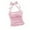 Pink, variant on Women's Solid Ruched Halter Y2K Crop Tops Tie Back Sleeveless Slim Fit Cami Tops