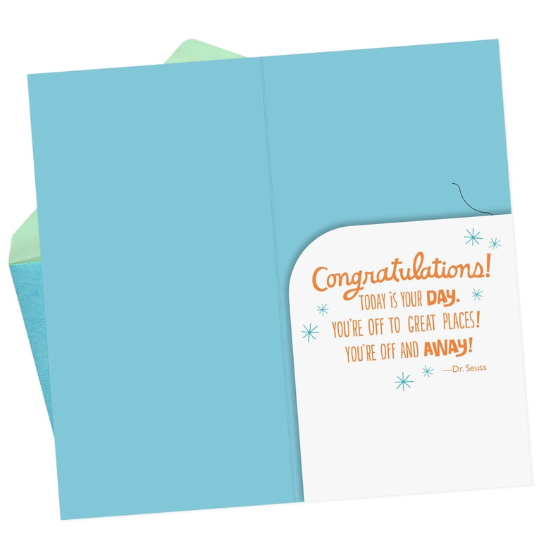 Hallmark Dr. Seuss Money Holder Graduation Greeting Card (Oh, the Places You'll Go) - Walmart.com Hallmark Dr. Seuss Money Holder Graduation Greeting Card (Oh, the Places You'll Go) - Walmart.com