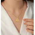 thumbnail image 3 of Gold Greek Myth Medusa Divine Power of Femininity Pendant Necklace (Available in Yellow/Rose/White Gold) (14K,Yellow Gold,Pendant only), 3 of 5