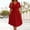 Red, variant on Bnwani Short Sleeve Dresses,Summer Dresses,Ruched,Fitted Waist,Solid,Casual,Pink,4XL
