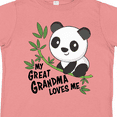 thumbnail image 4 of Inktastic My Great Grandma Loves Me Cute Panda Boys or Girls Toddler T-Shirt, 4 of 5