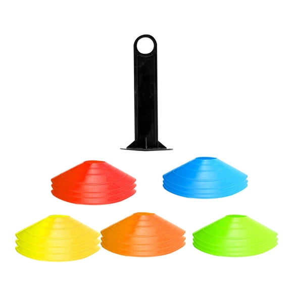 Toystoory 15 unidades/juego de conos de entrenamiento de fútbol, entretenimiento de fútbol, marcador deportivo, discos de marcado Deportes y aire libre