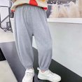 thumbnail image 5 of Spazoro Toddler Boys Sweatpants, Spring Elastic Waist Cute Print Casual Loose Joggers for Child Boys Gray Size 100/3T, 5 of 5