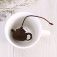 thumbnail image 1 of OUNONA 2Pcs Silicone Loose Tea Infuser Coffee Color Suitable for Teapot Teacup Easy to Use, 1 of 6