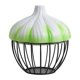 thumbnail image 1 of Cesta para almacenar ajos, soporte multiusos para servir alimentos, cesta ligera para frutas Verde, 1 of 9