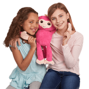 Fingerlings HUGS - Bella (Pink) - Interactive Plush Monkey by WowWee
