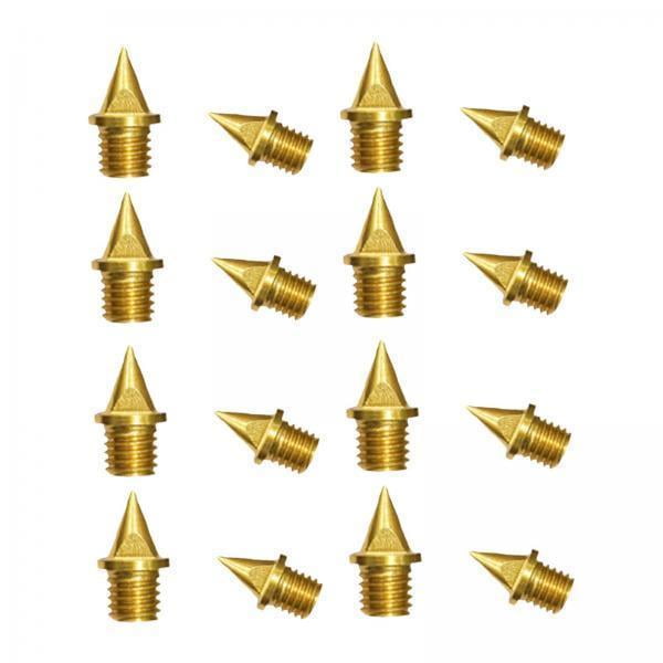 2x16x Clavos De Repuesto Para Zapatillas De Atletismo De 7 Mm Para Correr, Escalar, Competir, Dorados