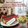 thumbnail image 6 of Cuchillo Triturador De Repollo, 2026 Upgrade Cortador De Repollo, Dual Blade Cabbage Shredder, Stainless Steel Vegetable Peeler, For Coleslaw, Kitchen Lettuce Knife (RED), 6 of 7