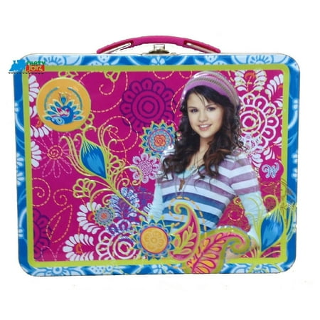 

Tin Box Company Wizards of Waverly Place Square Carry All Tin Lunch Box - Blue